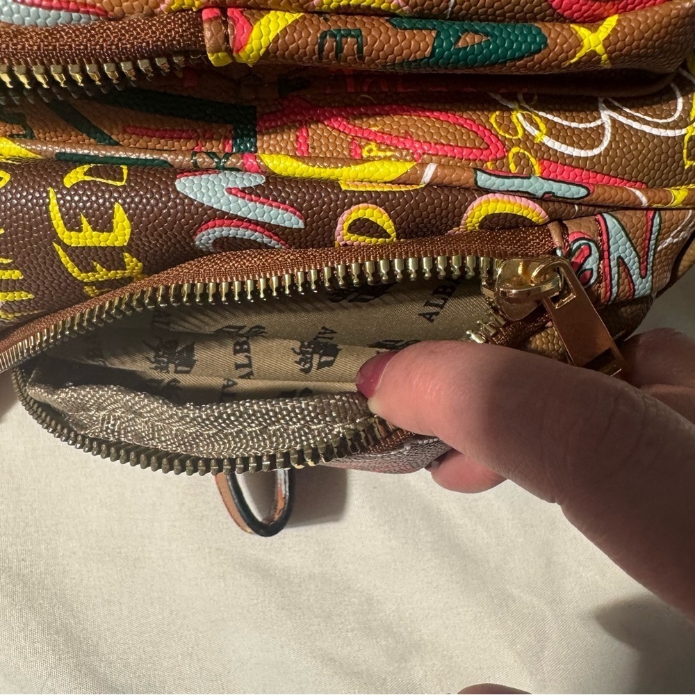 Alba Mini Backpack – NWT – Burnt Orange Graffiti Print - Picture 11 of 16